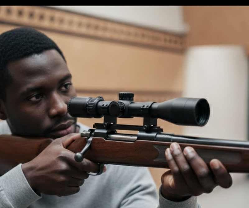 5–5x50 Adjustable Zoom Optical Scope